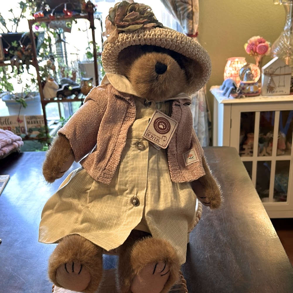 🩷HOST PICK🩷Boyds Collection Vtg Retired Jocelyn Bloomengrows Bear TJ’s Best